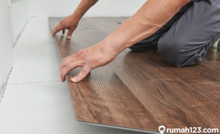 cara pasang vinyl lantai