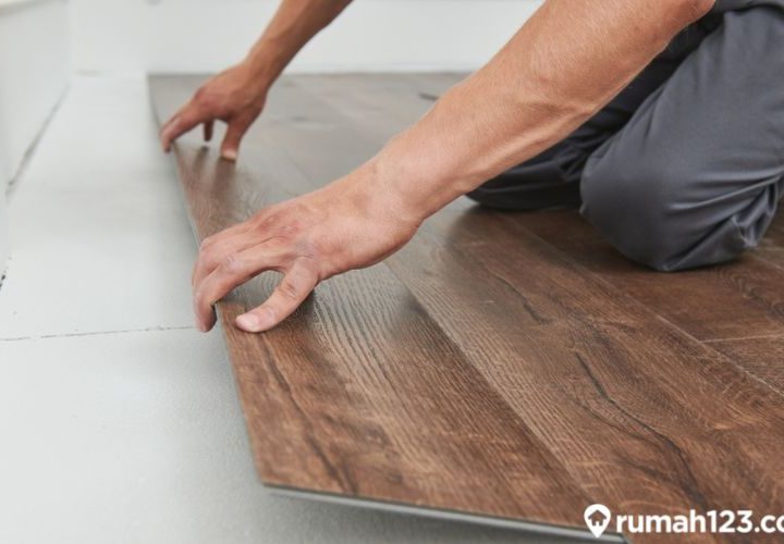 cara pasang vinyl lantai