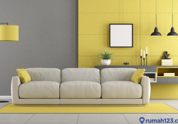 kombinasi cat rumah warna abu abu muda