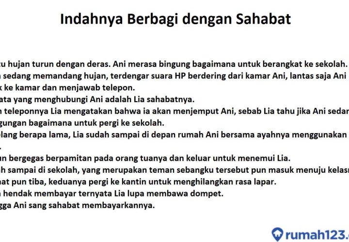 Contoh cerpen