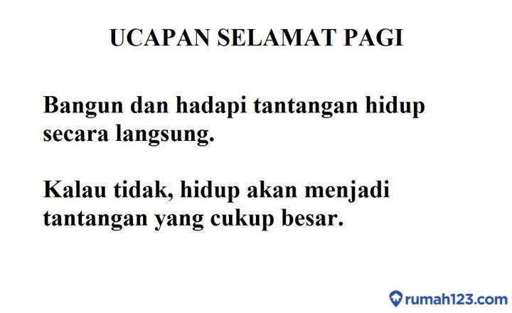 85 Kata-Kata Ucapan Selamat Pagi yang Menginspirasi dan Semangat