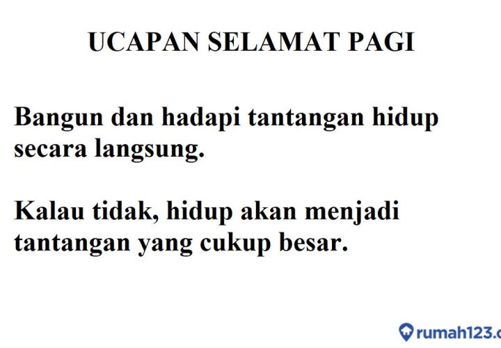 85 Kata-Kata Ucapan Selamat Pagi yang Menginspirasi dan Semangat