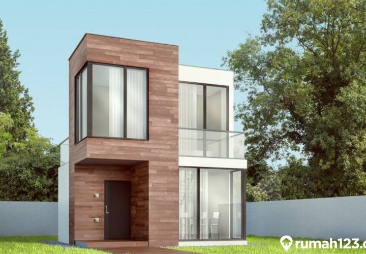 Desain Rumah 2 Lantai Mungil Cantik