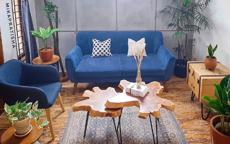 ruang tamu kecil aesthetic