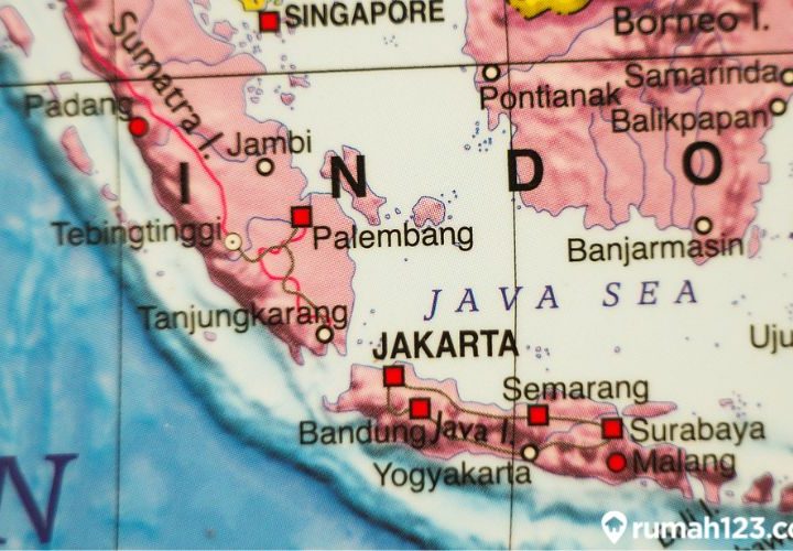 Kondisi Geografis Pulau Jawa Berdasarkan Peta