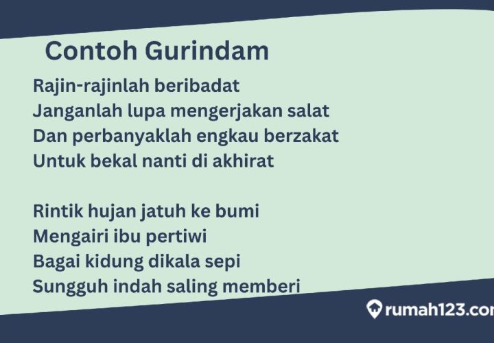 contoh gurindam nasihat bahasa indonesia