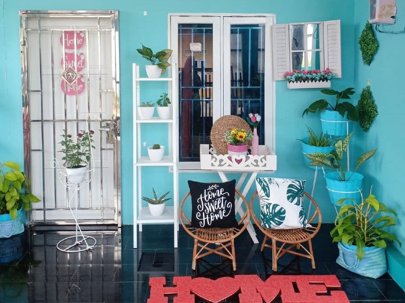 dekorasi teras rumah kecil