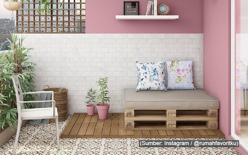 model teras rumah masa kini