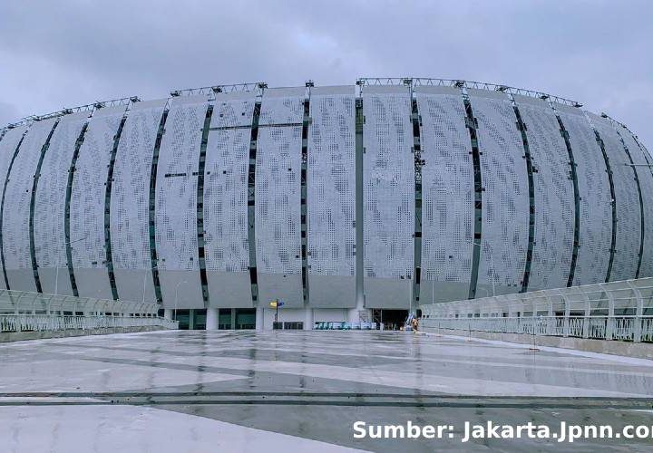 berapa biaya pembangunan stadion JIS