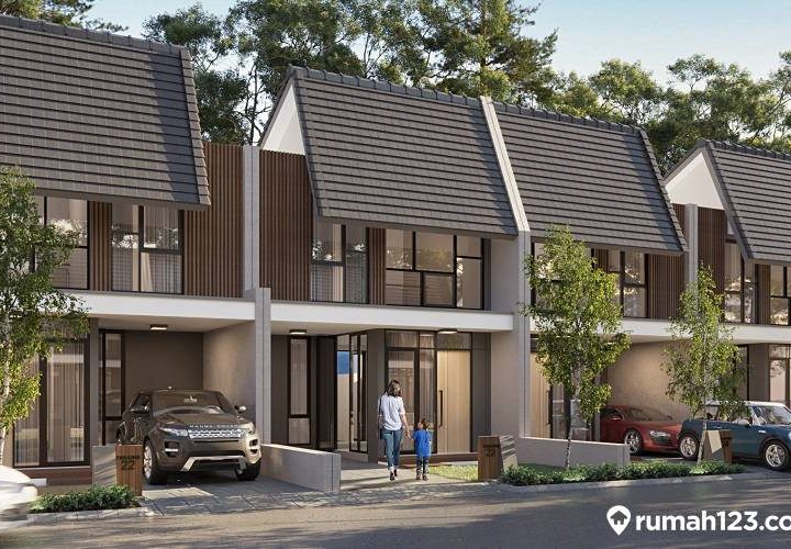tampak depan rumah metland transyogi
