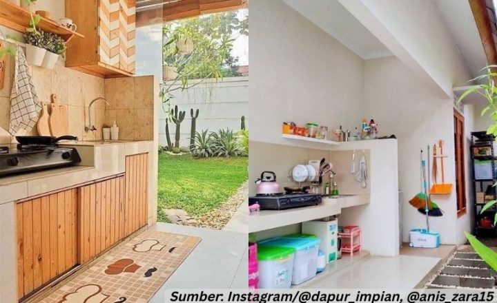 dapur samping rumah minimalis