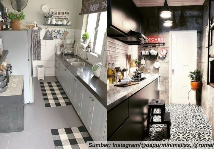 Desain Dapur Sempit Memanjang yang Sederhana