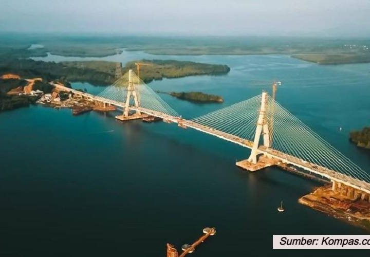 jembatan balang akses ke ikn