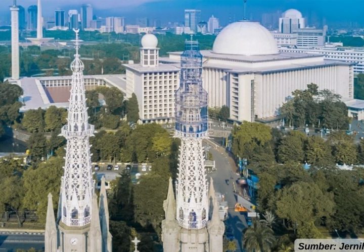 Mengapa Pembangunan Masjid Istiqlal Berdekatan dengan Gereja Katedral