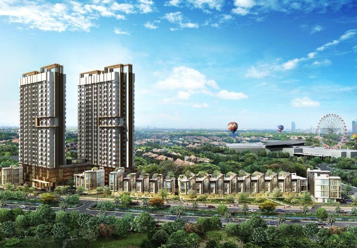 Cleon Park berada di kawasan kota mandiri jakarta garden city