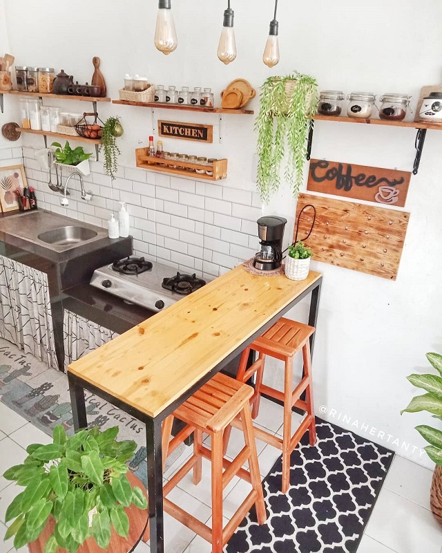 Minibar green minimalist 1x3