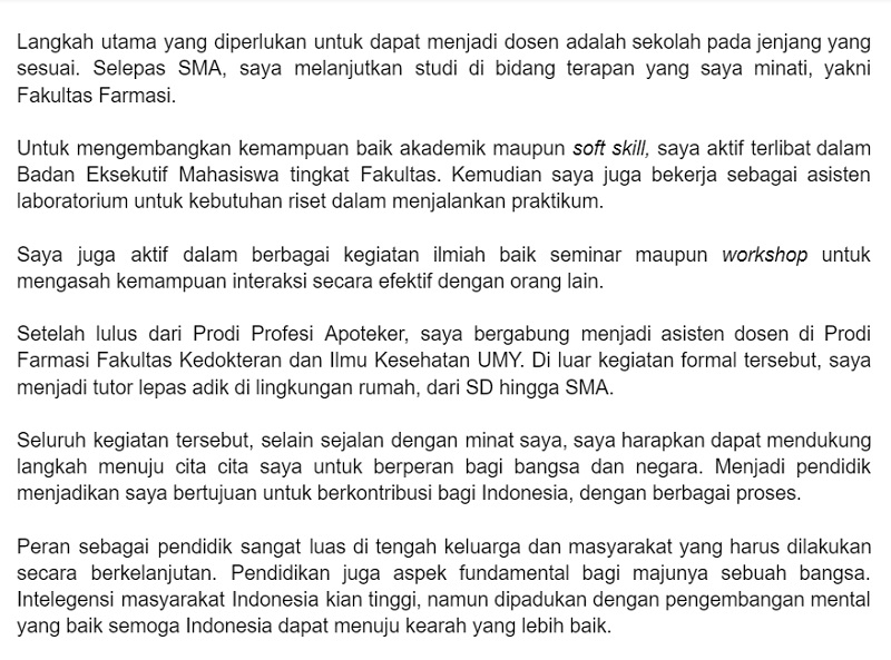 contoh essay pendidikan di indonesia