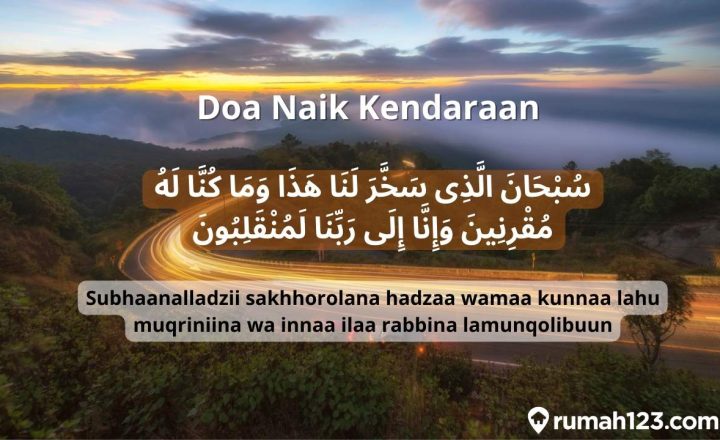 doa naik kendaraan