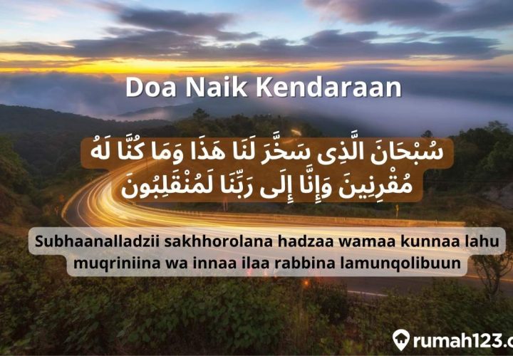 doa naik kendaraan