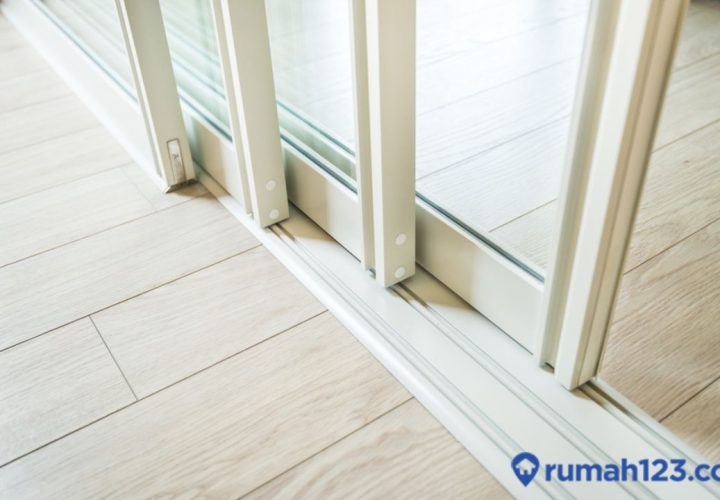 harga rel pintu geser