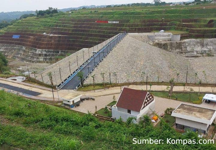 bendungan pengendali banjir jakarta