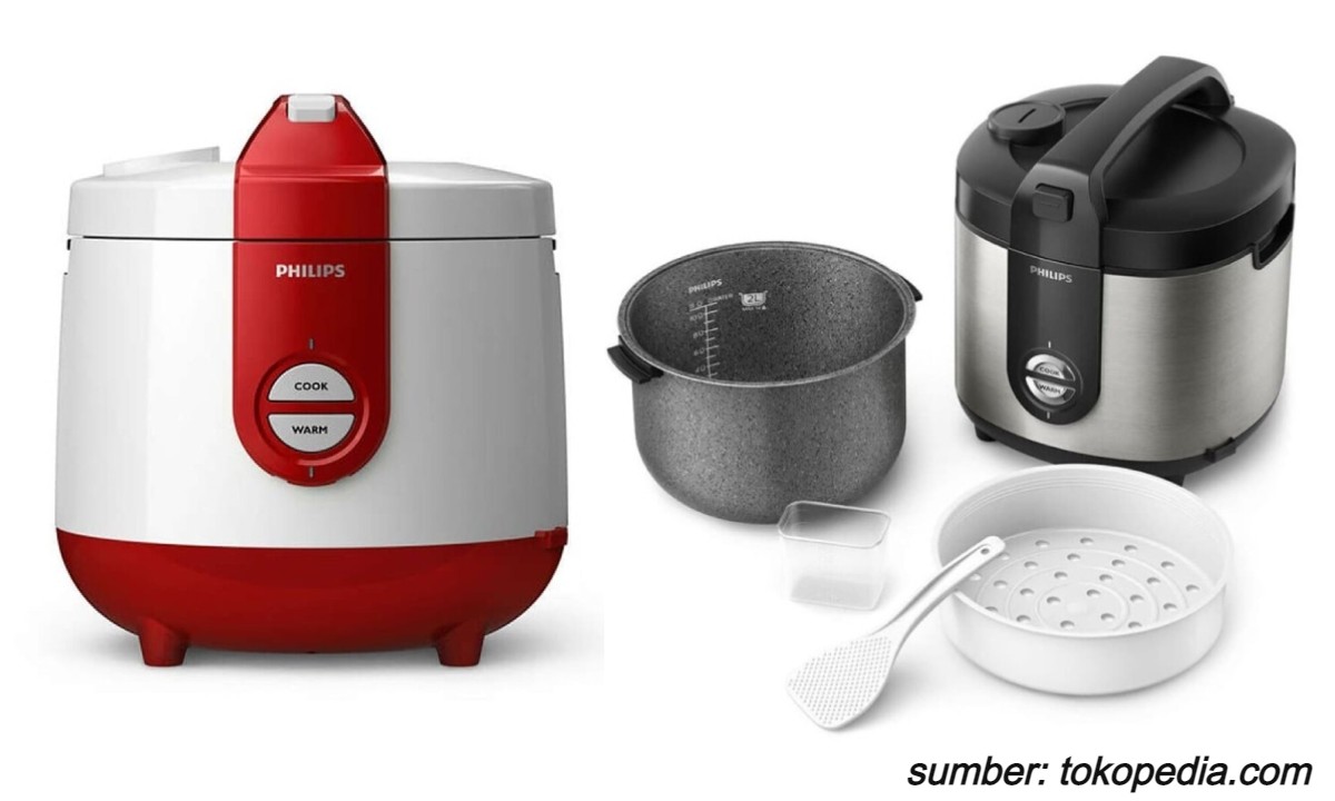 13 Rekomendasi & Harga Rice Cooker Philips Terbaik Februari 2023