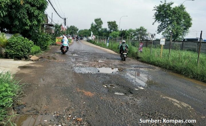wilayah dengan jalan rusak terbanyak
