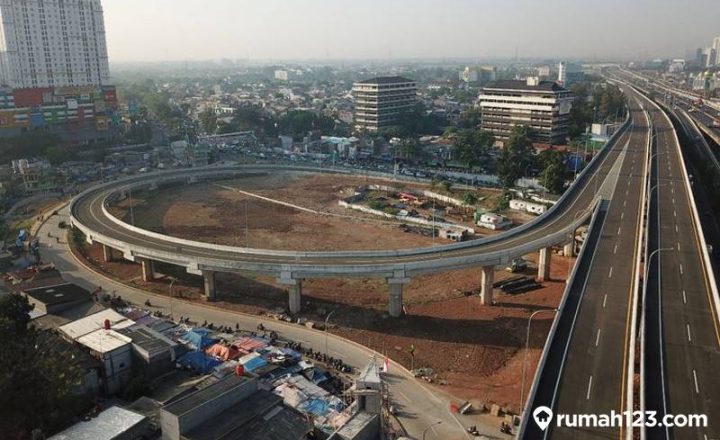 tata kolong tol becakayu di Jakarta