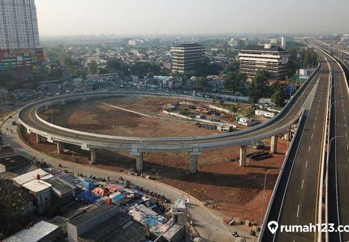 tata kolong tol becakayu di Jakarta