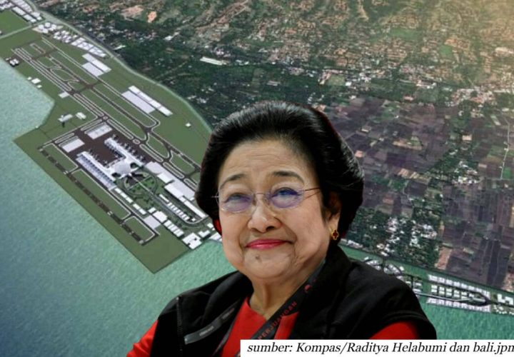 megawati tolak proyek bandara bali utara