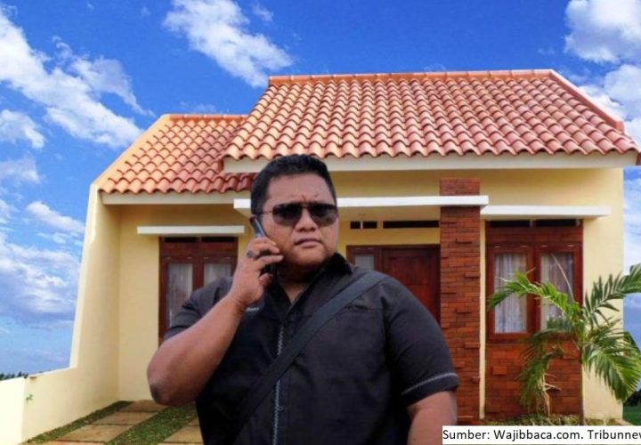 Potret rumah Rian dari tampak depan
