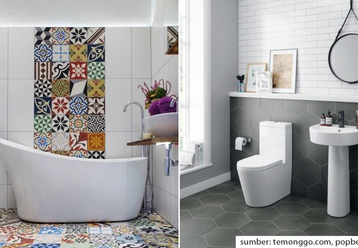 motif keramik dinding kamar mandi minimalis