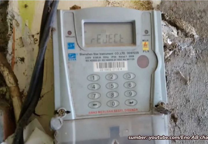 token listrik reject terus
