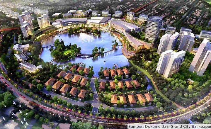 kawasan township grand city balikpapan