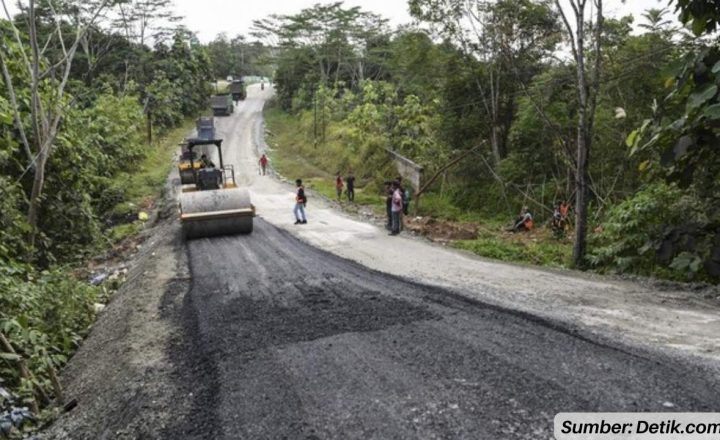 Jalan di IKN Nusantara