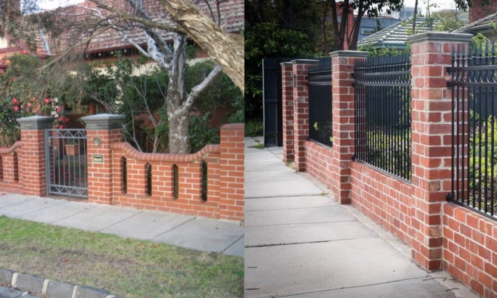 8 Inspirasi Pagar Bata Merah Klasik, Hunian Semakin Artistik!