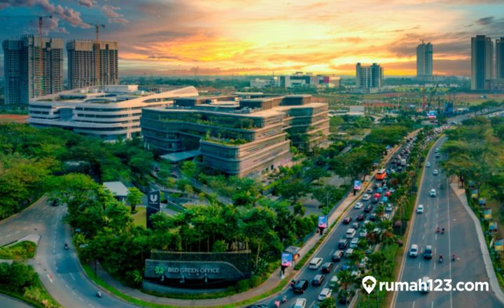 kota mandiri terluas di pinggiran jakarta