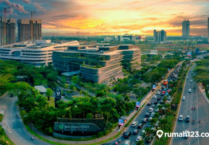 kota mandiri terluas di pinggiran jakarta