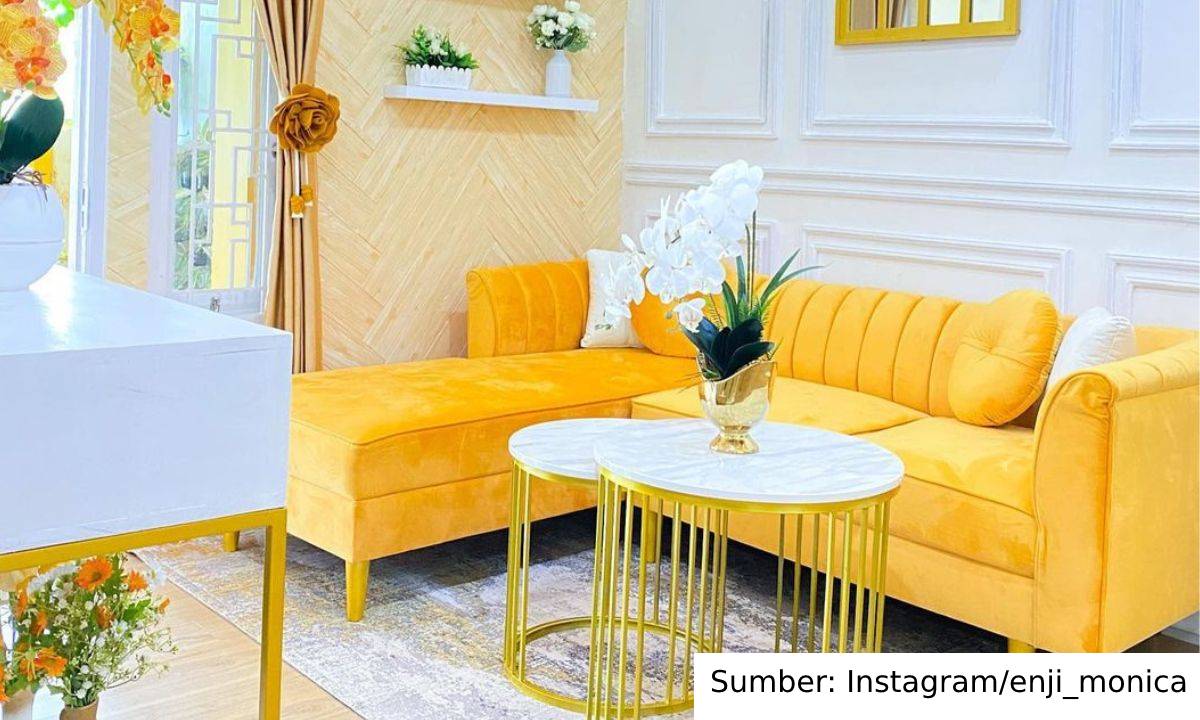 Ruang tamu minimalis ala instagrammer enji.monica