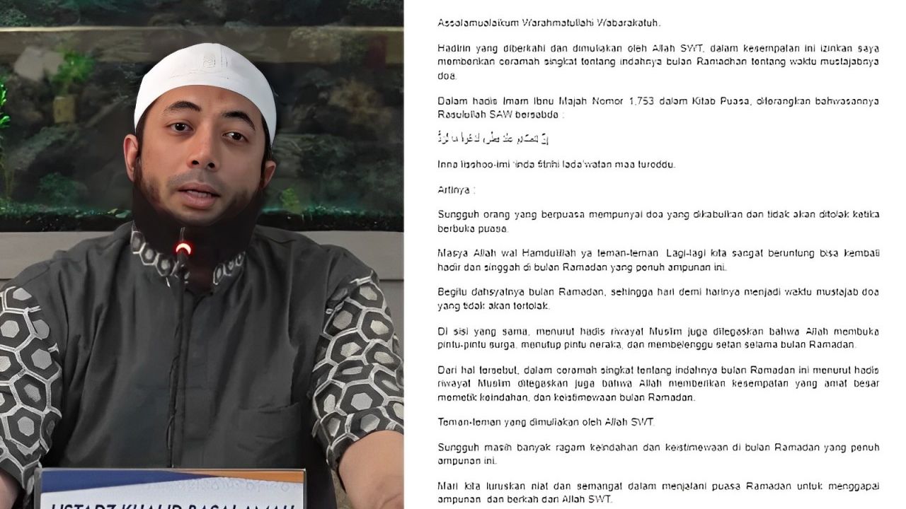 7 Ceramah Singkat tentang Indahnya Bulan Ramadhan. Bikin Hati Jadi Lebih Sejuk!