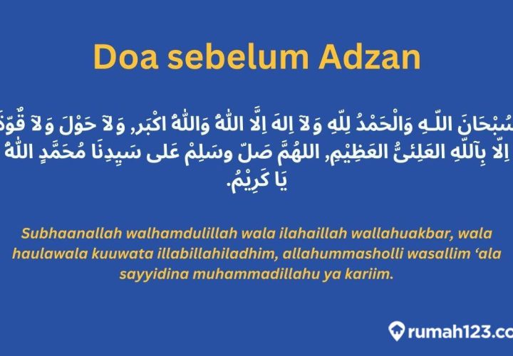 doa sebelum adzan