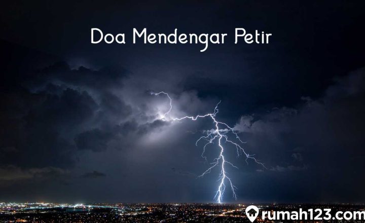 doa mendengar petir