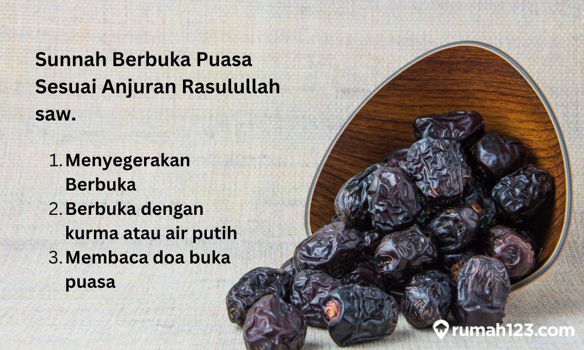 3 Sunnah Berbuka Puasa Yang Dianjurkan Rasulullah SAW