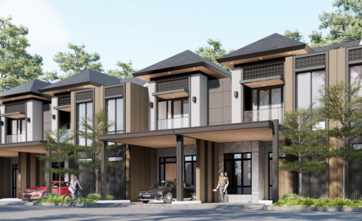 rumah tropis modern di Karawang