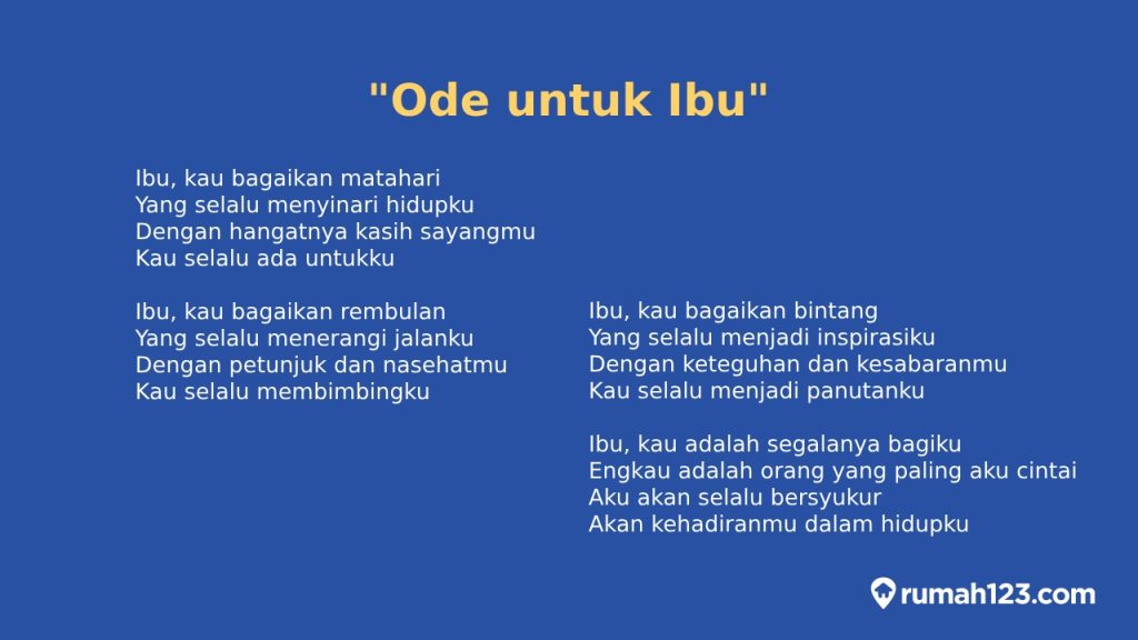 10 Contoh Puisi Ode Beserta Pengarangnya