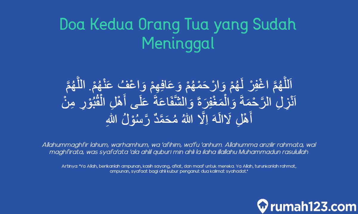 6 Doa Kedua Orang Tua Beserta Artinya Lengkap Dengan Arab Dan Latin