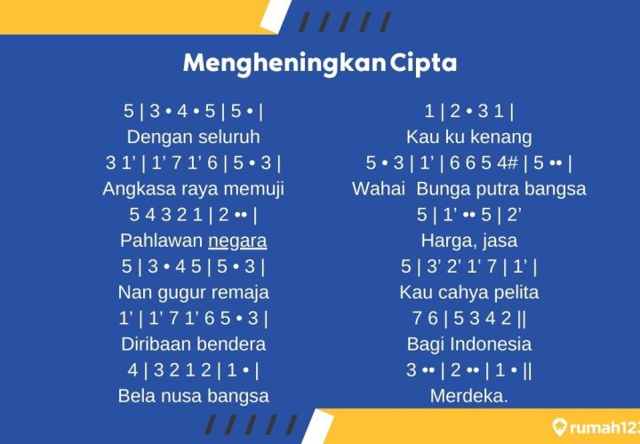lirik lagu mengheningkan cipta