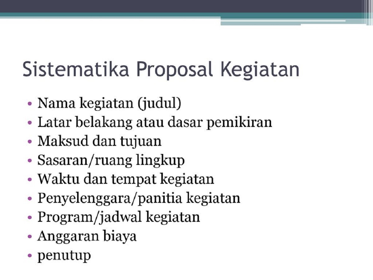 Sistematika Proposal Yang Benar Lengkap Dengan Penjelasannya