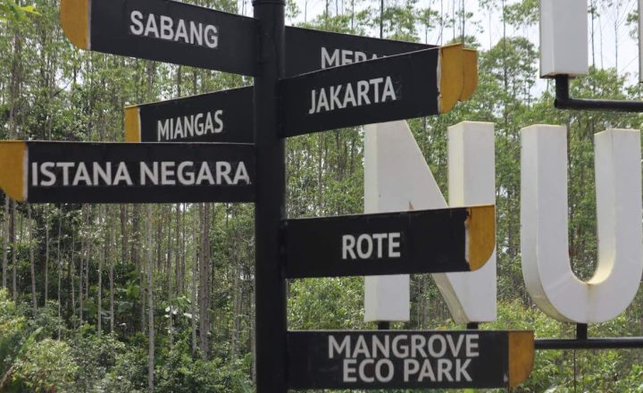 jalan rusak di sekitar ikn