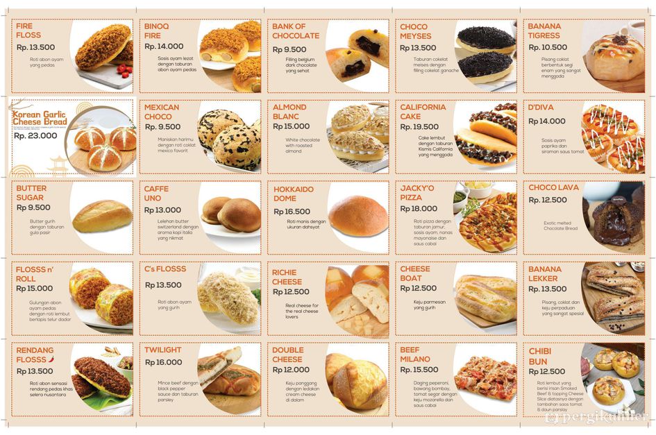 Daftar Menu Breadtalk Dan Harga Terbaru 2024